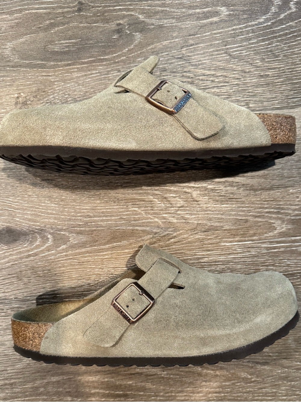Birkenstock Boston Suede Tuape